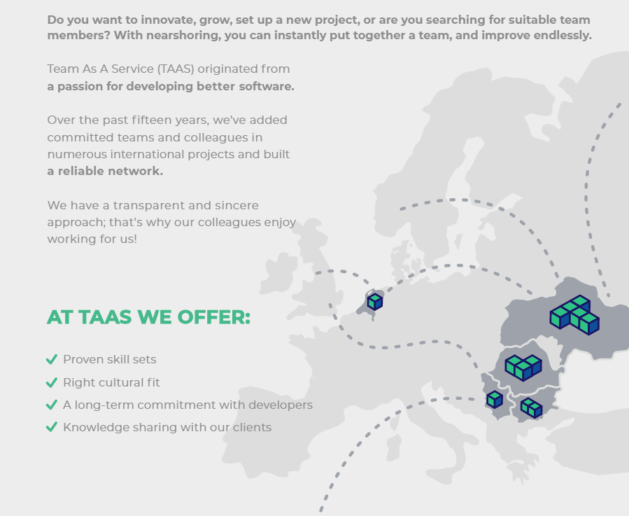 Team As A service Infographic